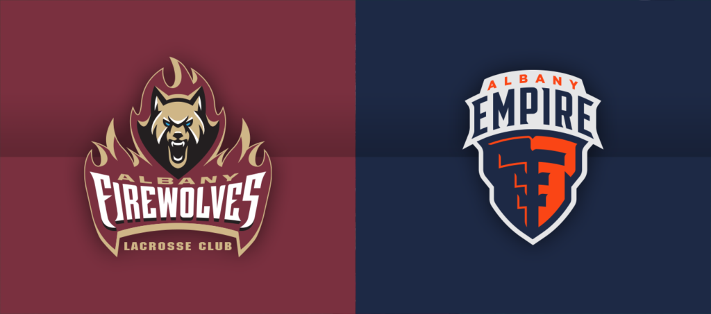 Albany FireWolves and Empire Logos